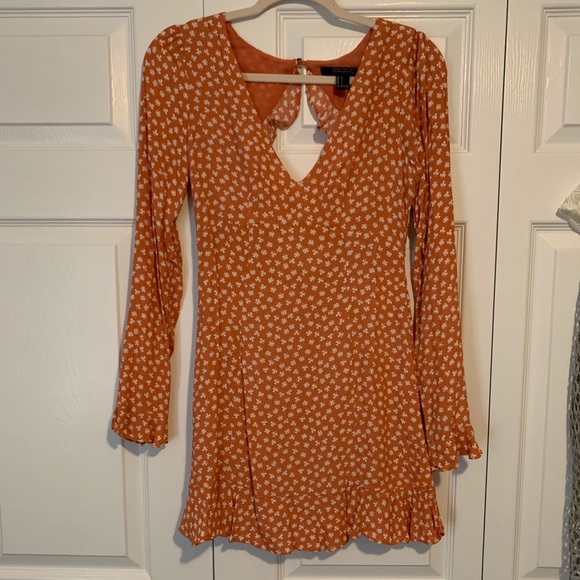 Forever 21 Dresses Orange Dress Forever 2 Dress Boho Dress Poshmark